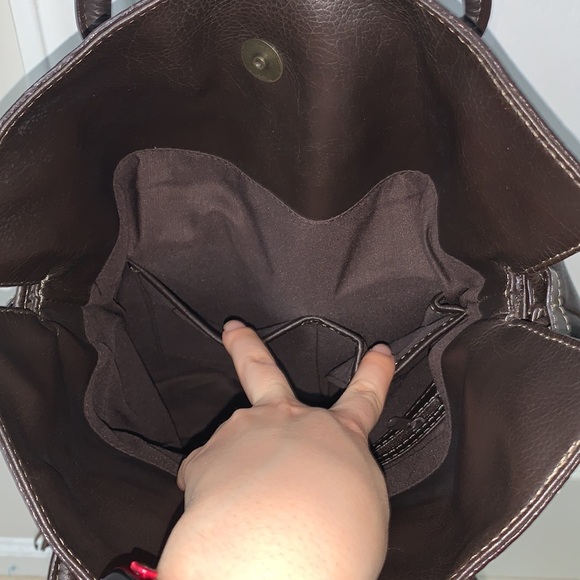 Dark Chocolate Brown Leather Bag - Picture 15 of 16